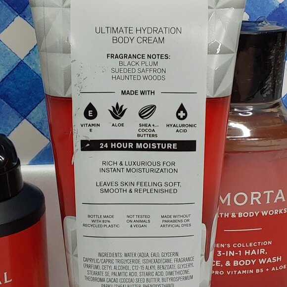 BATH & BODY WORKS 'IMMORTAL' 3-PIECE GIFT SET BODY WASH, LOTION & SPRAY MIST - Picture 7 of 15
